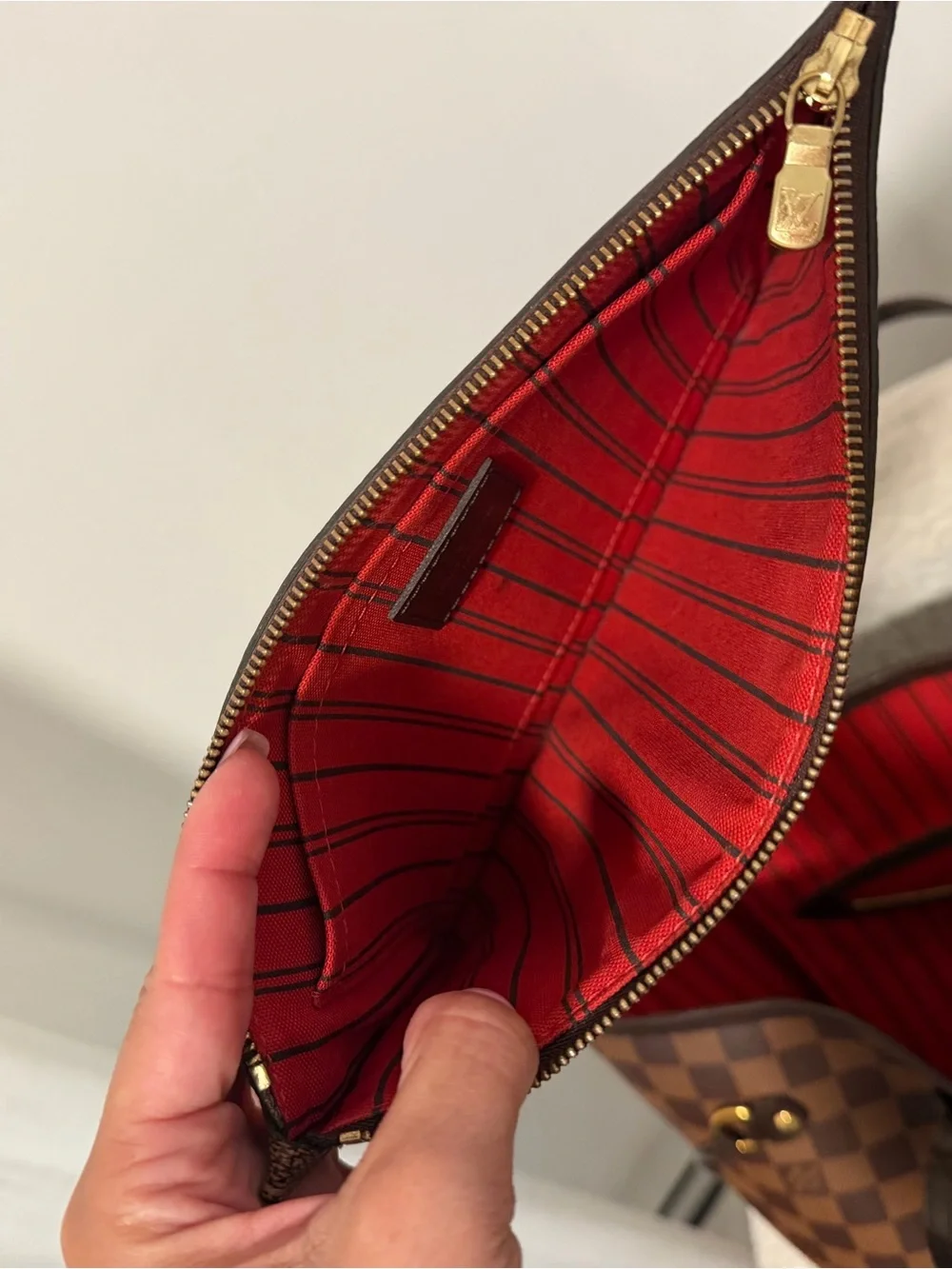 Louis Vuitton Brown Damier Ebene Neverfull MM